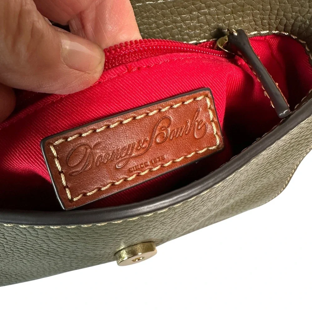 Dooney & Bourke Crossbody Bag Pebble Grain Small Kiley Olive Green OS Gorpcore